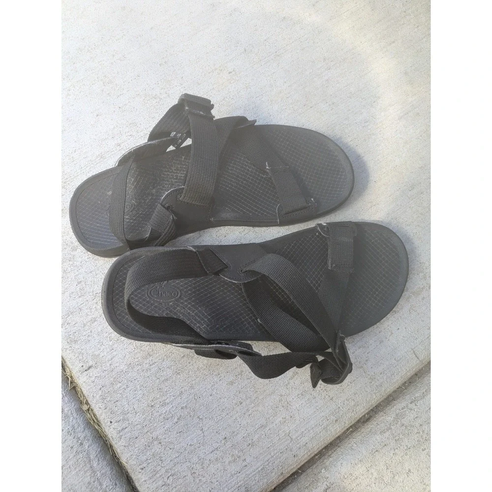 Chaco Z/1 Classic Sport Sandals Men's Size 11 Black Adjustable Straps Hiking